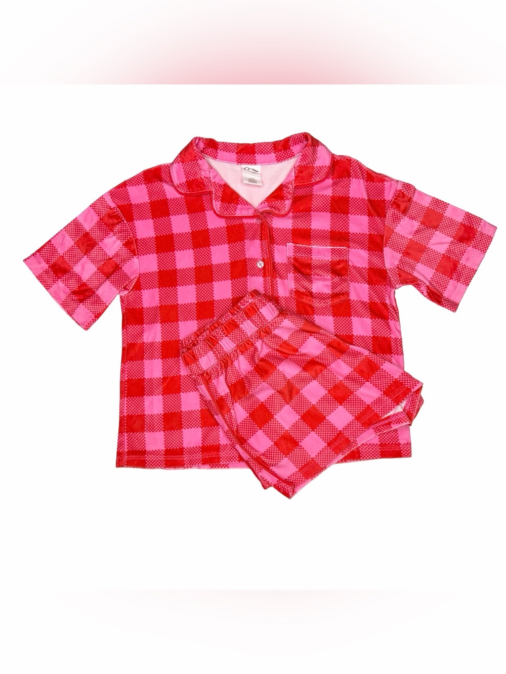 Art Class Gingham Pajama Set